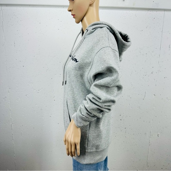 Champion Size Small Gray Chenille Hoodie Sweatshirt - Picture 7 of 15